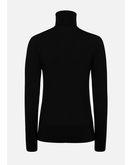 Malo Black Turtleneck Sweater