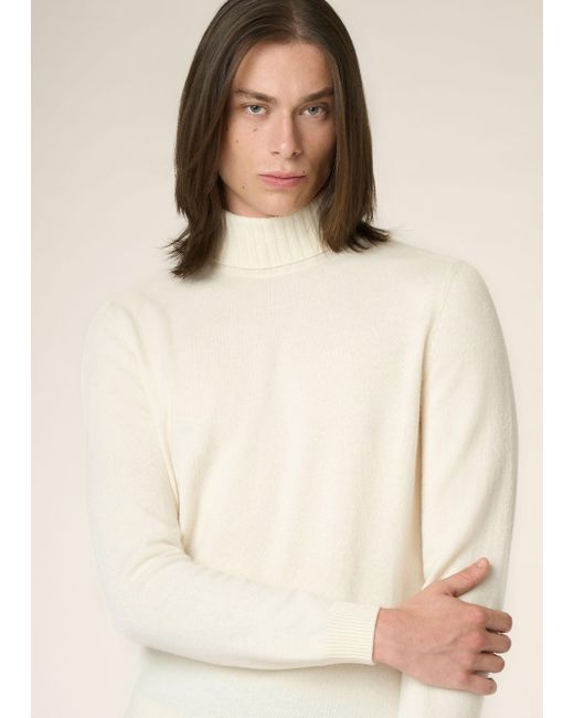 Malo Natural Turtleneck Sweater for men