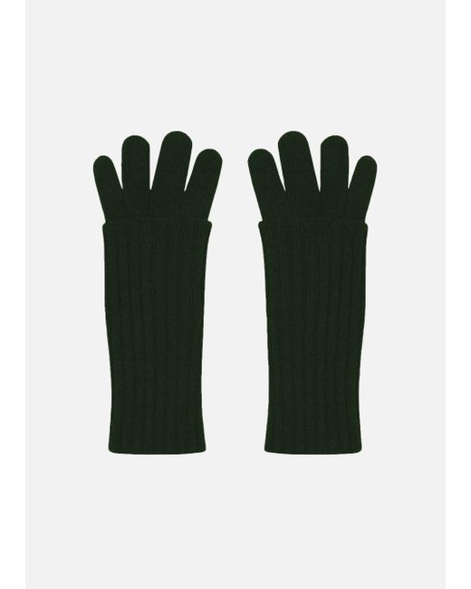 Malo Green Cashmere Gloves