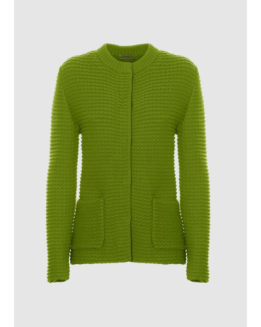 Malo Green Blended Cotton Jacket