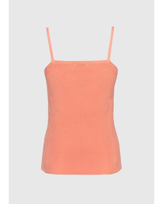Malo Pink Cashmere Blend Tank Top
