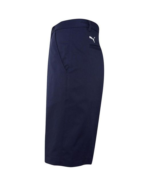 puma golf shorts blue