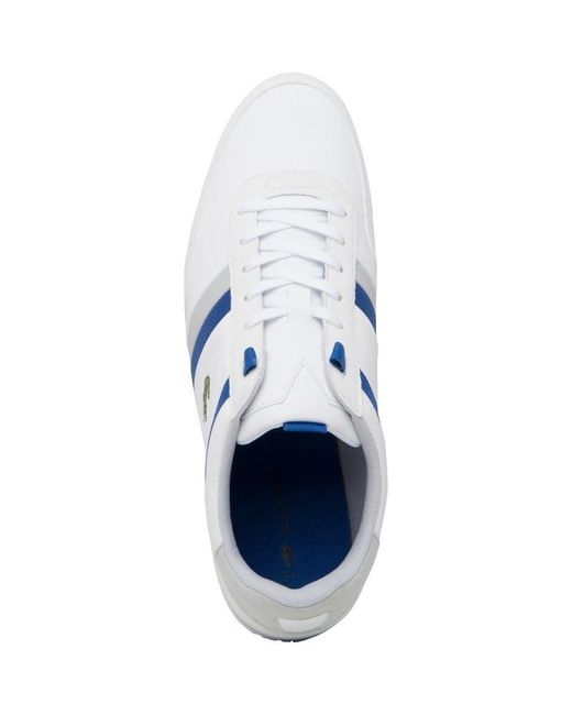 lacoste mens giron trainers navy