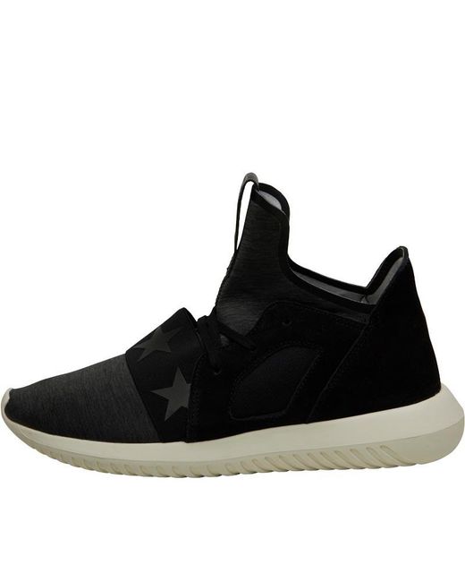Adidas Originals tubular Defiant formadores Core negro / CORE negro Adidas Originals tubular Defiant formadores Core negro / CORE negro