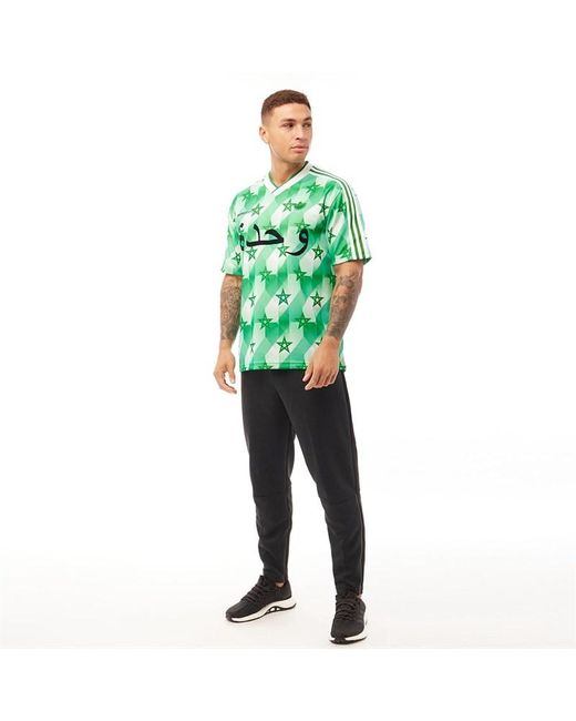 Maillot Morocco Danketsu Retro Vert adidas Originals pour homme en ... Maillot Morocco Danketsu Retro Vert adidas Originals pour homme en ...