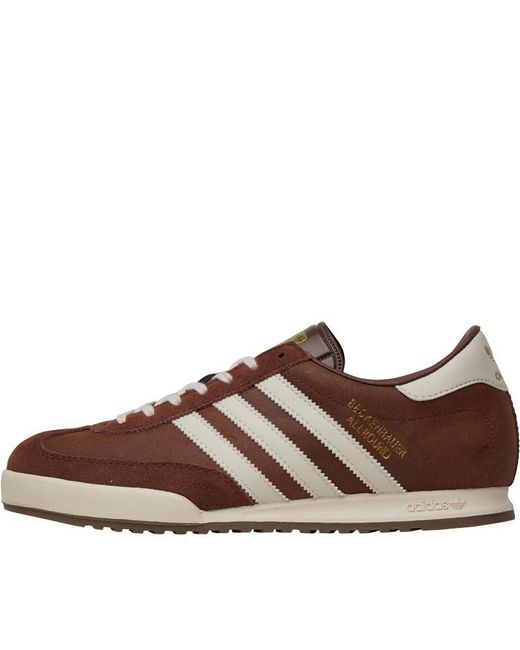 adidas beckenbauer all round leather trainers