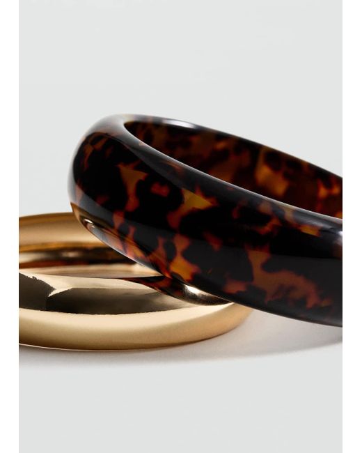 Mango Black Set Of 2 Matching Bracelets