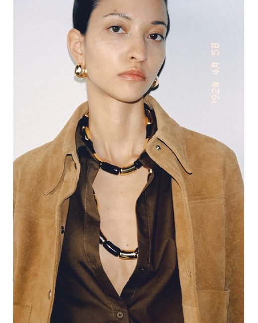 Mango Natural Rigid Combination Necklace