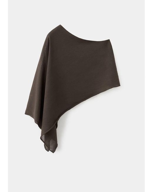 MANGO TEEN Pink Asymmetrical Knitted Cape