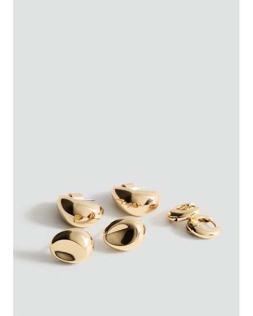 Mango Natural Combined Earring Set