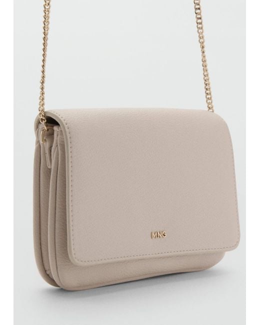 Mango Natural Flap Bag Off