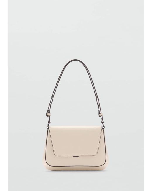 Mango Gray Shoulder Bag With Strap