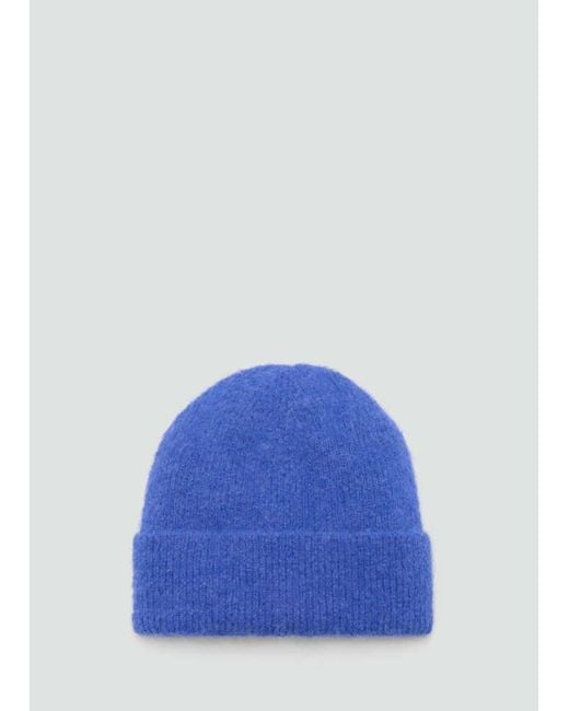 Mango Blue Knit Beanie