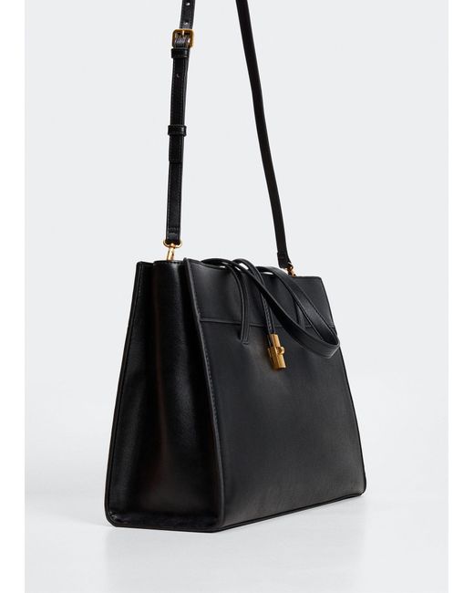 Mango Double Strap Bag in Black Lyst UK