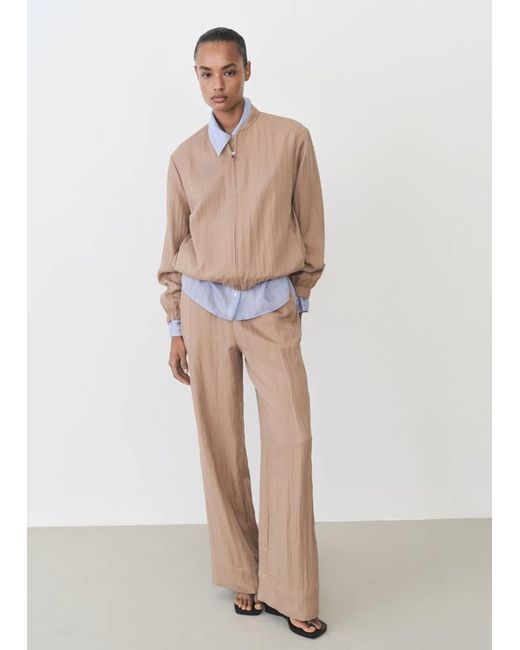 Mango Natural Lyocell Bomber Jacket