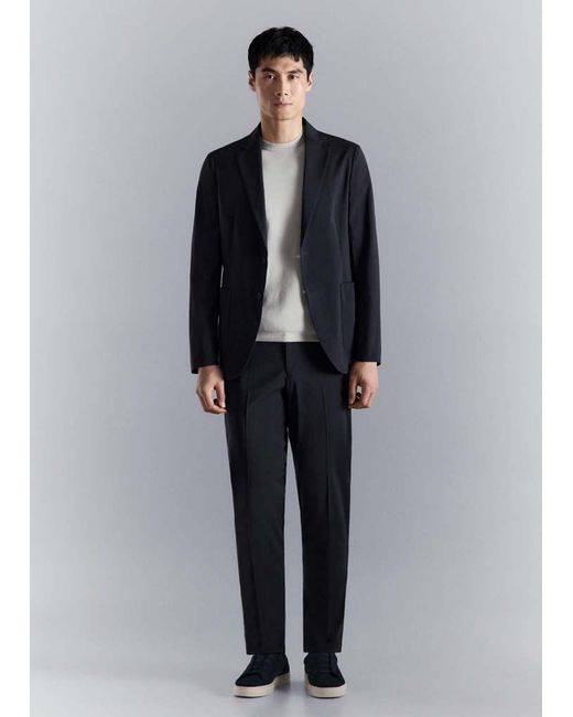 Mango Gray Slim Fit Technical Jacket for men