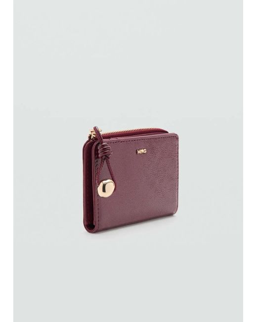 Mango Purple Mini-Bead Small Purse