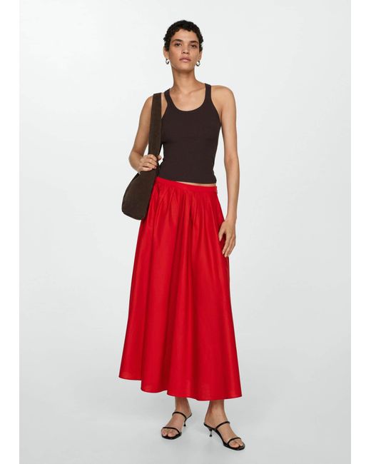 Midi skirt mango hotsell