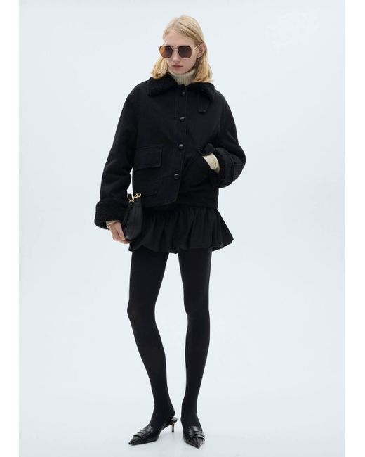 Mango Blue Double-Sided Fleece Jacket