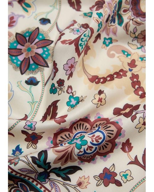 Mango Multicolor Floral Print Scarf
