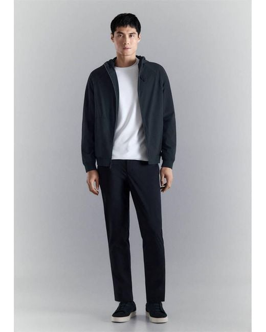 Mango Gray Reversible Zip-Up Sweatshirt Coolmax for men