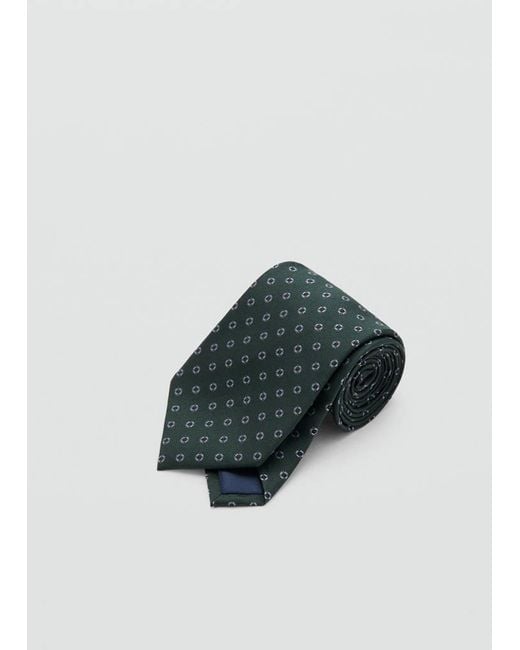 Mango Blue Tie Geo8 for men