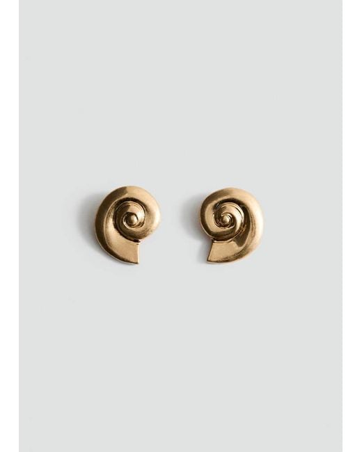 Mango Natural Shell Design Earrings