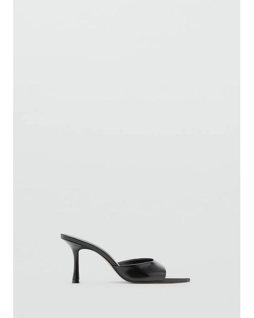 Mango Multicolor Pointed-Heel Sandals