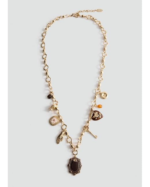 Mango White Mixed Bead Necklace