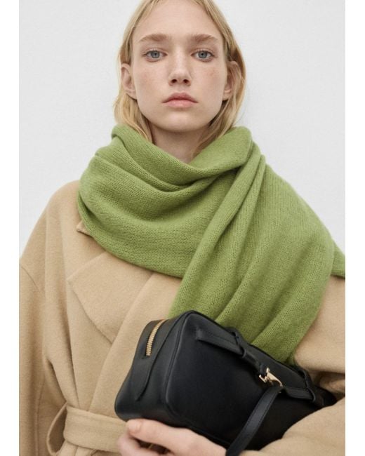 Mango Green 100% Cashmere Scarf