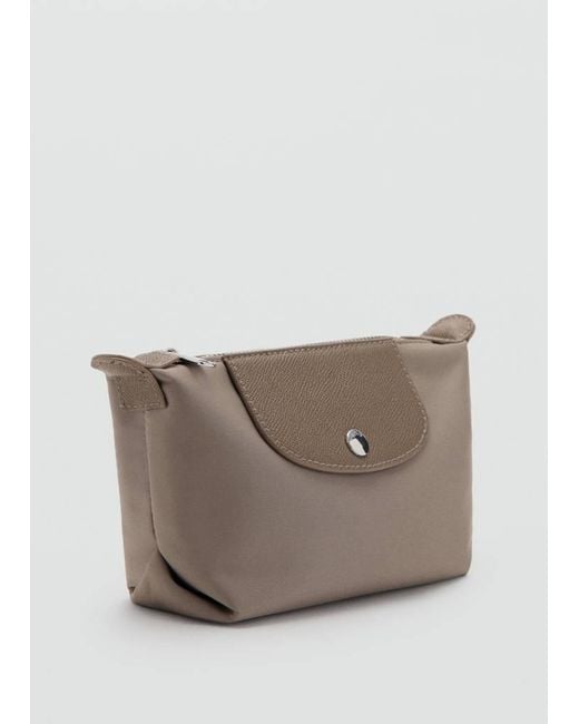 Mango Gray Medium Combined Nylon Toiletry Bag