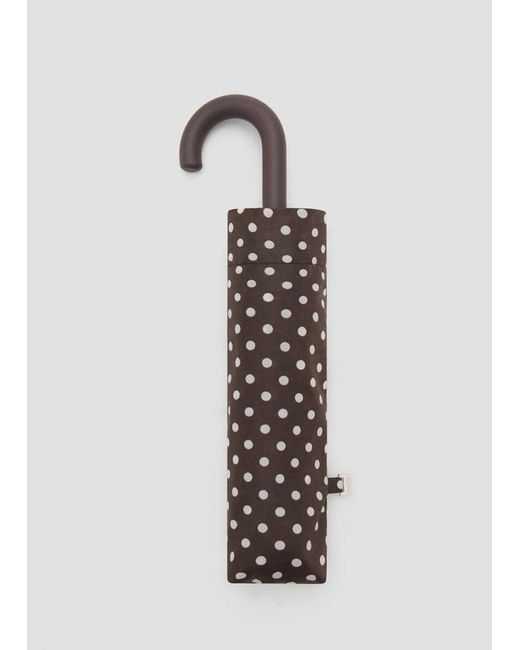 Mango Brown Mini Polka Dot Print Umbrella