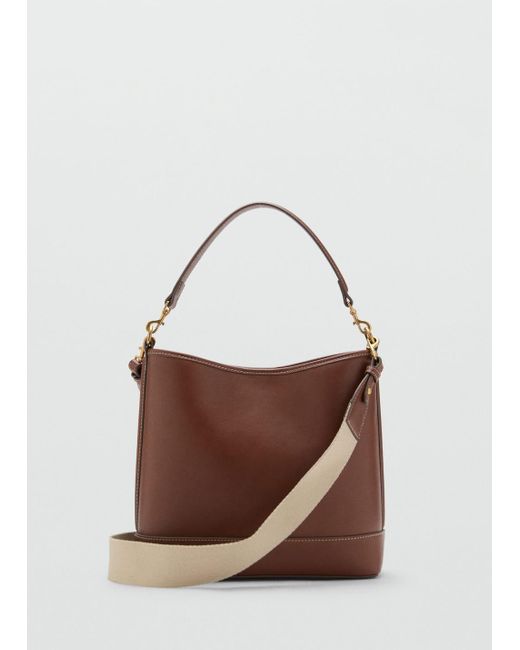 Mango Black Large Bucket Bag
