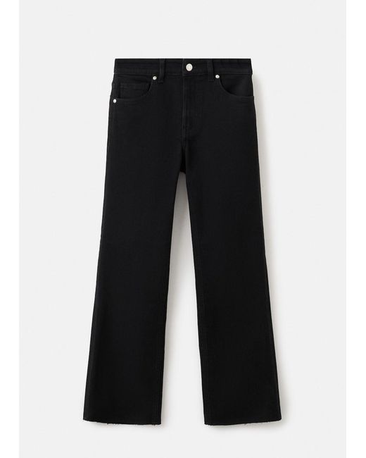 Mango Multicolor Sienna Flared Cropped Jeans