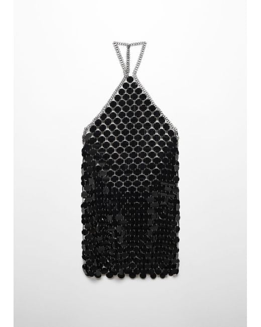 mango black beaded dress Scala 61315 Long Beaded Formal Fringe Prom Dress