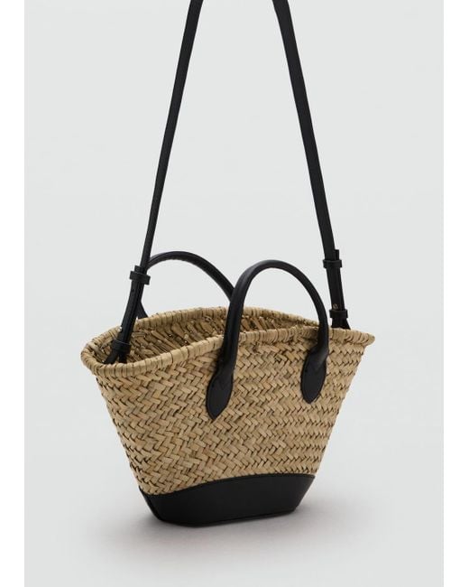 Mango Black Small Natural Fibre Basket