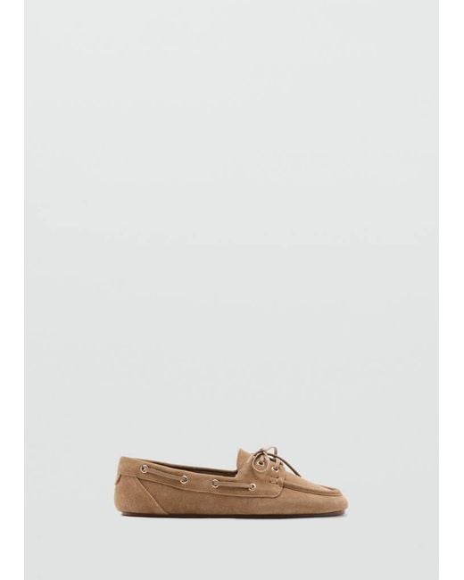 Mango Multicolor Suede Driving Shoes