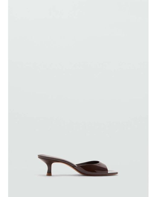 Mango Multicolor Kitten Heel Sandals