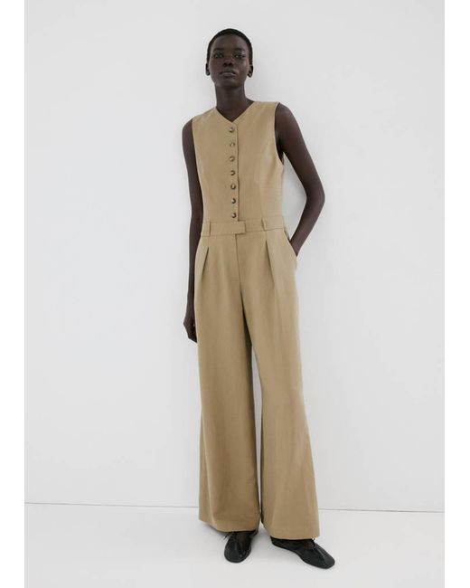 Mango Natural Lyocell Combined Jumpsuit