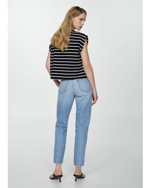 Mango Blue Mom High-waist Jeans Medium