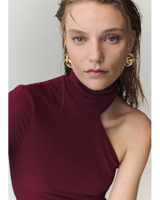 Mango Metallic Intertwined Knot Earrings