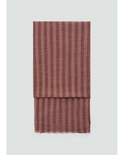 Mango Brown Cotton Scarf