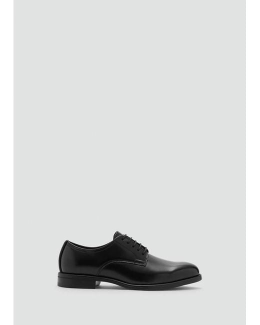 Mango Gray Blucher Suit Shoes for men