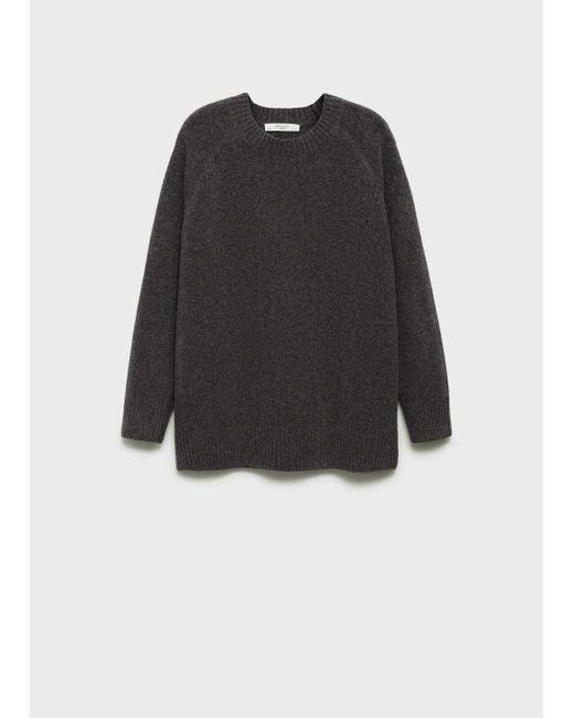 Mango Multicolor Round-Neck Knitted Sweater