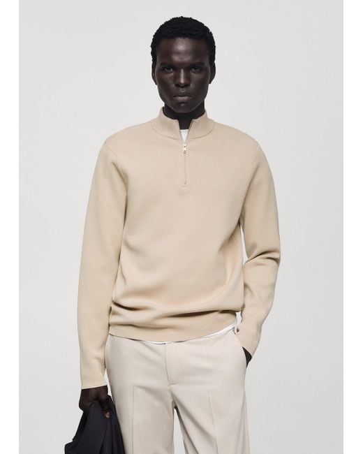 Mango high collar sweater hotsell