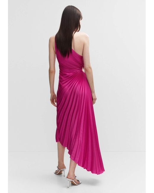 open lace back dress KAAREM - Mango Pine Overlap Side Slit Maxi Dress