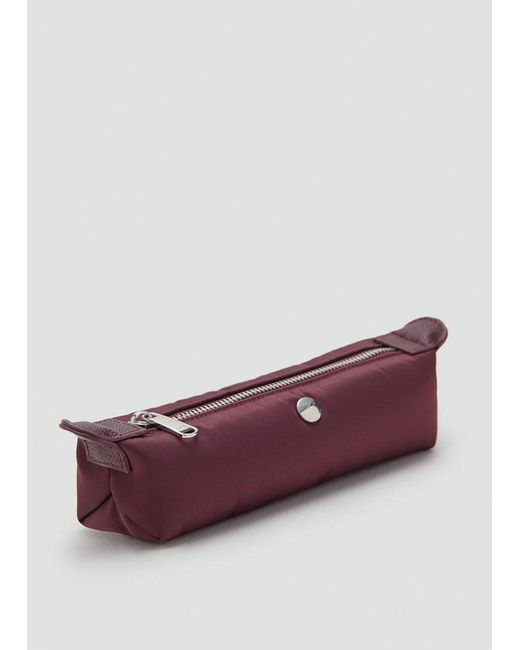 Mango Purple Nylon Case With Zip