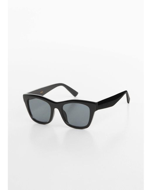 Mango Black Acetate Frame Sunglasses