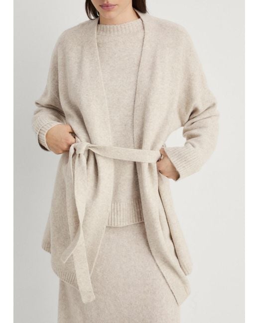 Mango Natural Short Knitted Cardigan