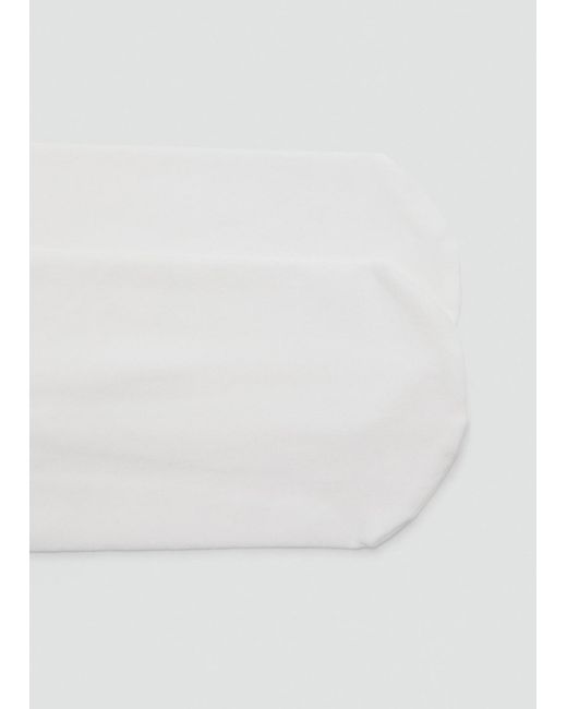 Mango White Basic Colour Tights